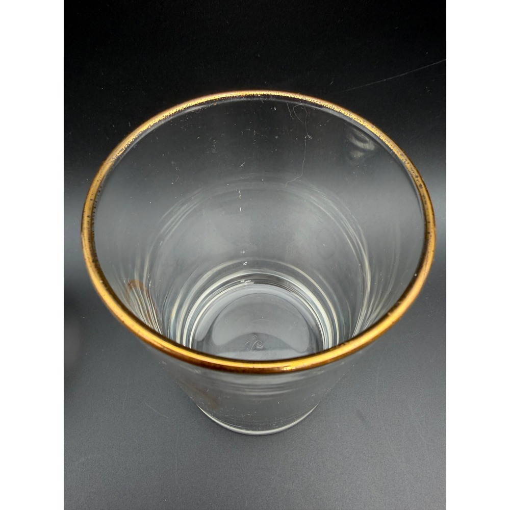 Vintage 1792-1992 Kentucky Celebration Bicentennial Gold Rim Rocks Glasses Set 2 - Picture 6 of 8